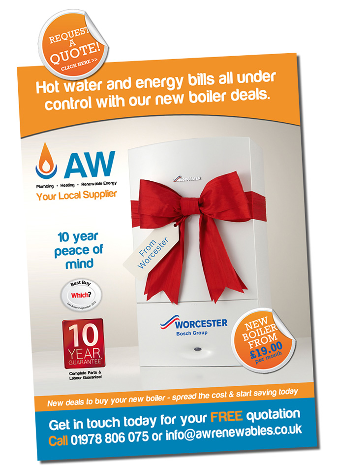 Hot water and energy bills under control with our new boiler deals